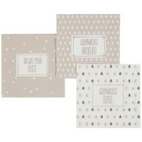 Serviette Risor Weihnachten Grau/weiß 20 Stk., 17x17 Cm - Weiß/Grau, KONVENTIONELL, Papier (17/3/17cm)