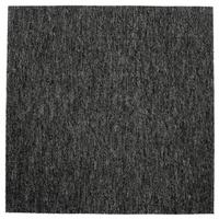 Teppichfliese Anthrazit Sparkle 50x50cm Florhöhe 3,5mm - Anthrazit, Basics, Textil (50/50cm)