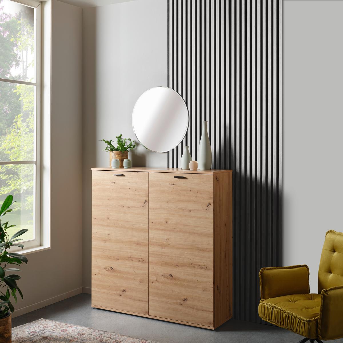 Akustikpaneel Josef - Weiß, MODERN, Holzwerkstoff/Kunststoff (90/60/2cm)