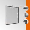 Fliegengitter Fenster 130x150 cm Anthrazit, Wetterfest - Anthrazit, Basics, Metall (130/150cm)
