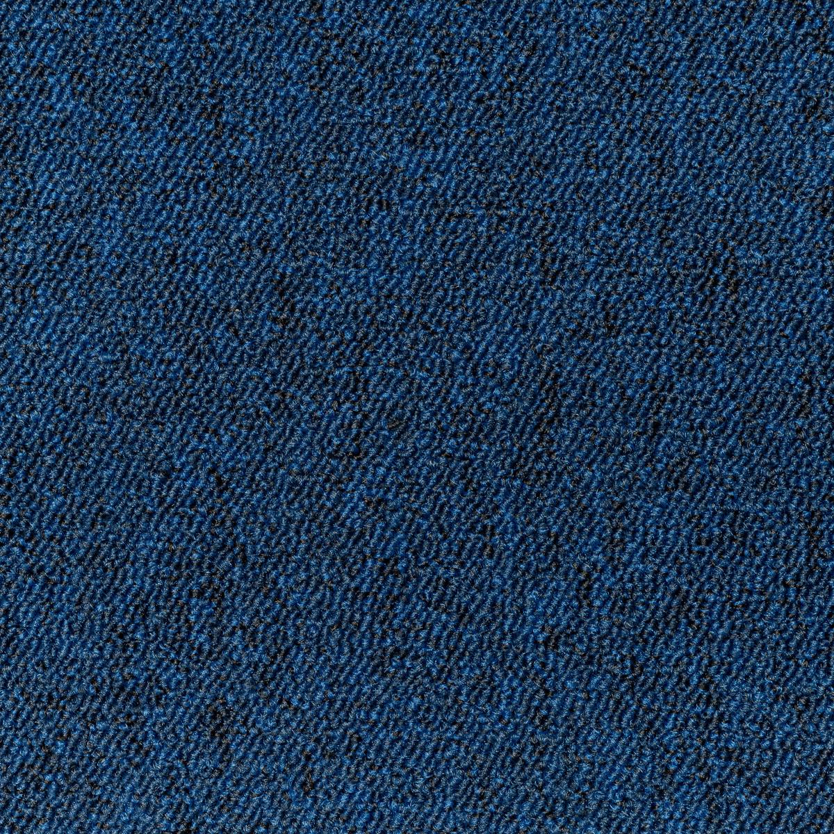 Teppichfliese Dunkelblau Mustang 50x50 Cm Florhöhe 3 Mm - Dunkelblau, Basics, Textil (50/50cm)