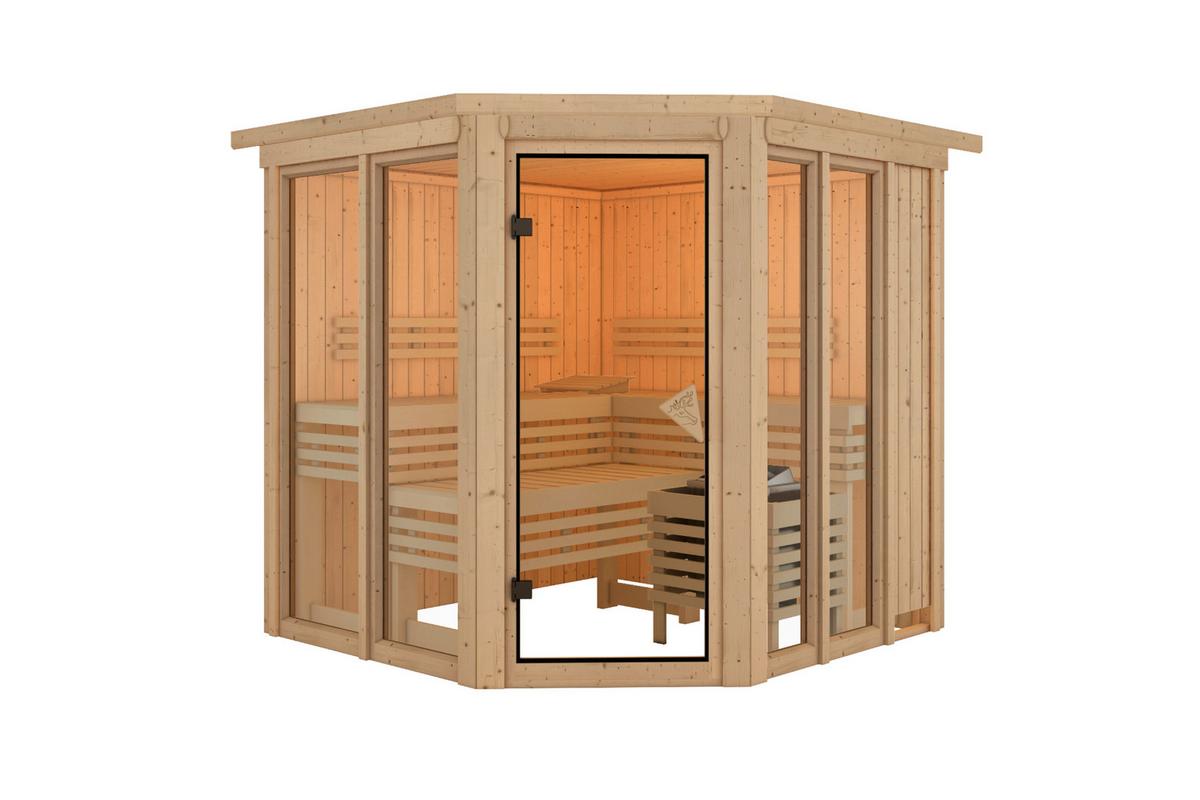 Sauna Kea 1 47325 Kea 1 - Fichtefarben, Basics, Holz (210/202/210cm)