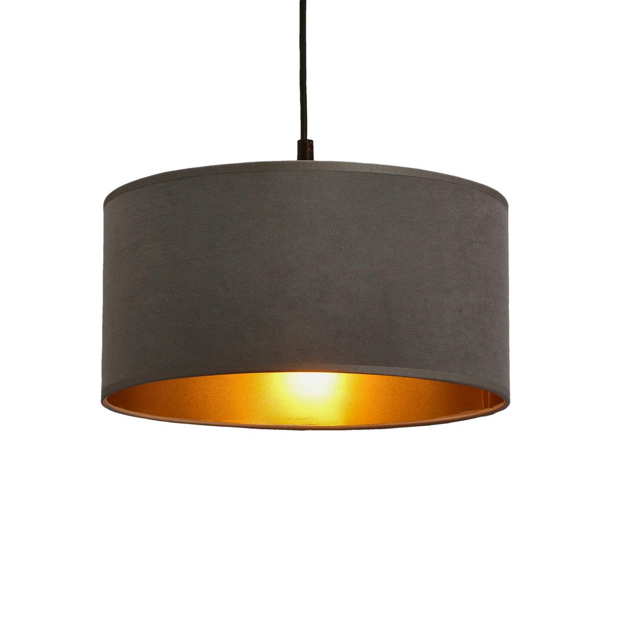 Pendelleuchte 31-22257 Maloto - Goldfarben/Schwarz, KONVENTIONELL, Kunststoff/Metall (30/30/115cm)