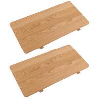 Ansteckplattenset Atlantic Eichefarben Dekor - Eichefarben, Design, Holz (200/100/75cm) - MID.YOU