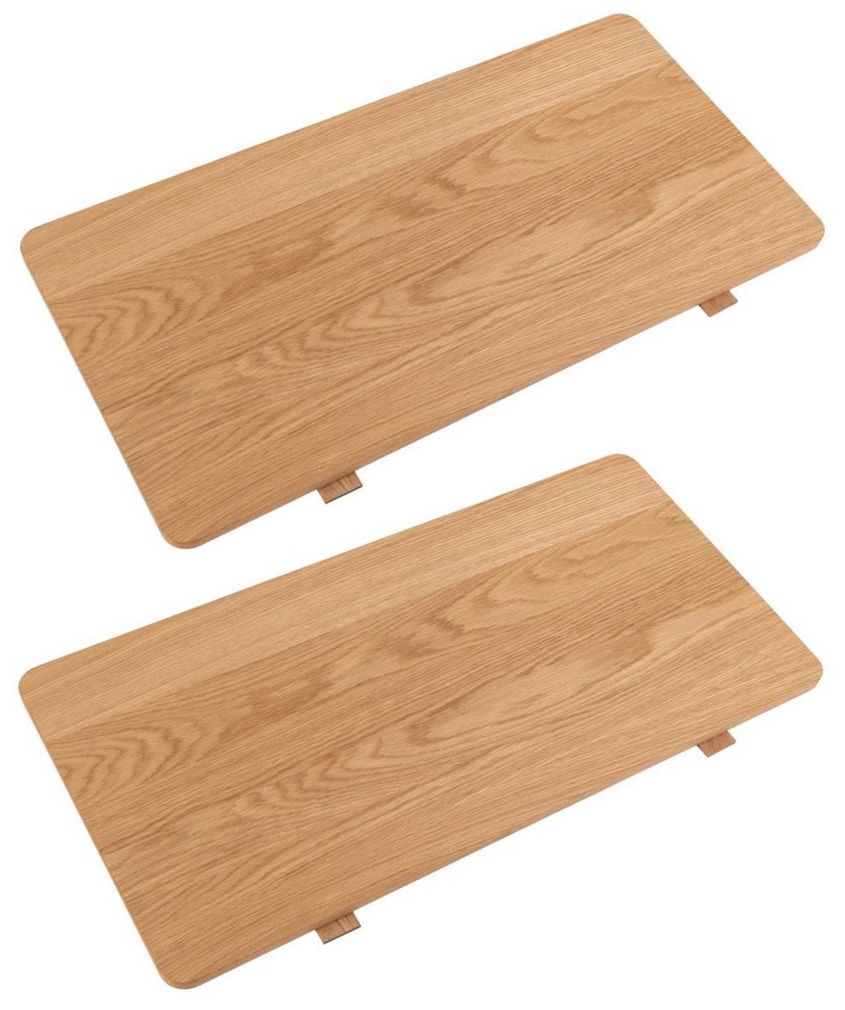 Ansteckplattenset Atlantic Eichefarben Dekor - Eichefarben, Design, Holz (200/100/75cm) - MID.YOU