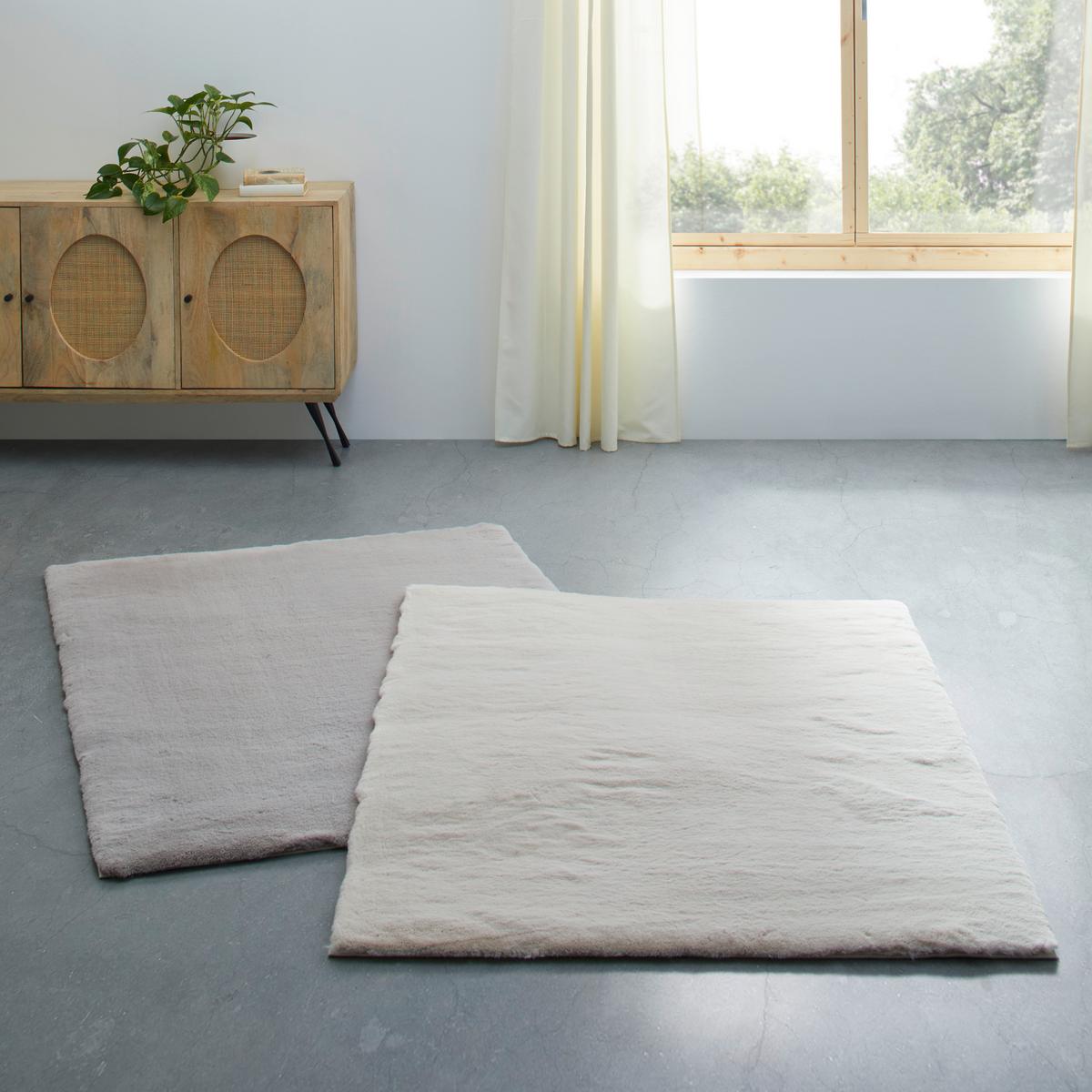 TKANÝ KOBEREC Fuzzy 1, 80/150cm, krémová - krémová, Moderní, textil (80/150cm) - Mömax