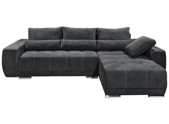 Wohnlandschaft Lopez ca. 305x189 cm - Anthrazit/Silberfarben, MODERN, Holzwerkstoff/Textil (305/189cm) - Carryhome Wohnlandschaft Lopez ca. 305x189 cm - Anthrazit/Silberfarben, MODERN, Holzwerkstoff/Textil (305/189cm) - Carryhome