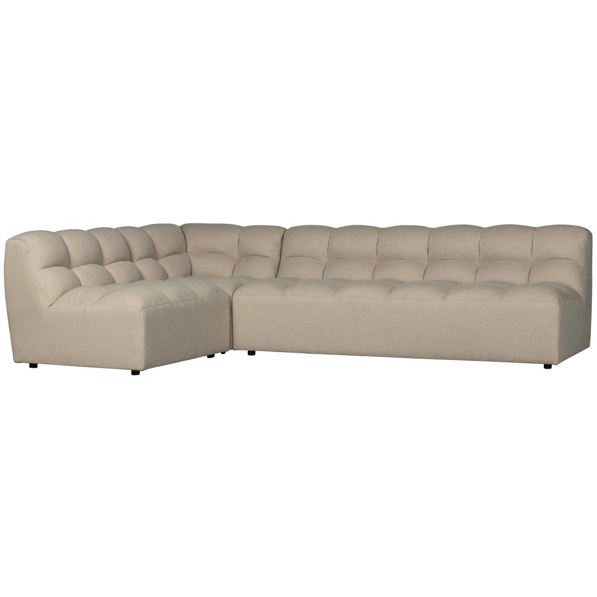 Sessel Pepper Sandfarben B: 100cm - Sandfarben/Schwarz, Design, Textil (100/79/92cm) - Livetastic