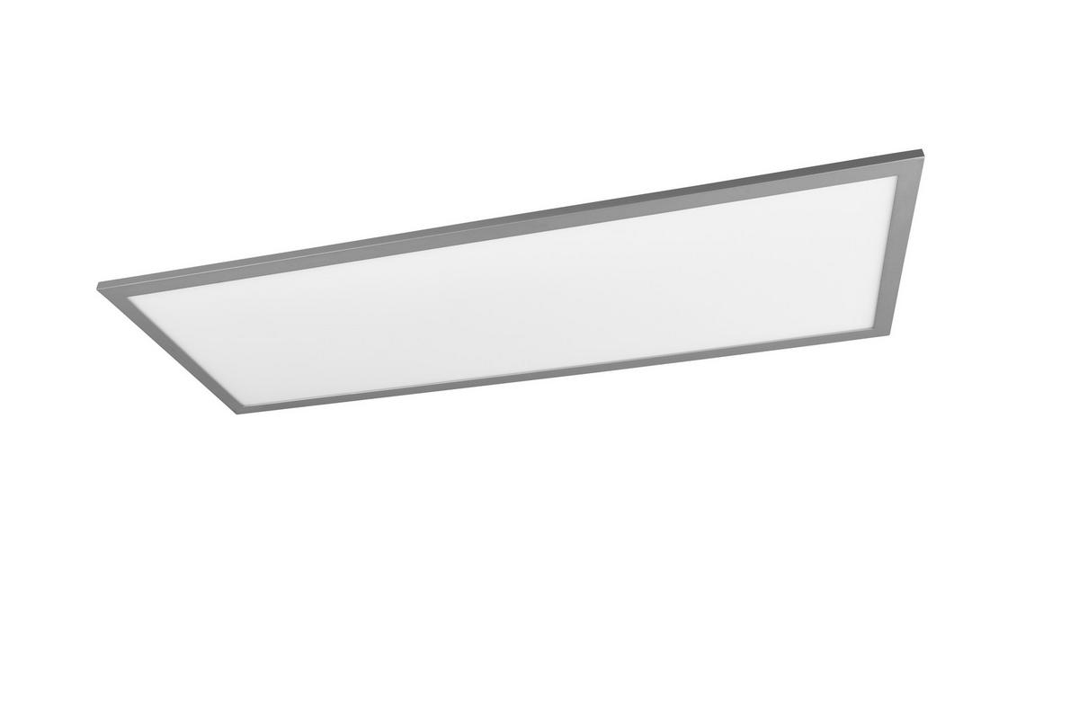 Led-deckenleuchte Gamma L: 80 Cm Mit Fernbedienung - Titanfarben, Basics, Metall (80/29/5cm)