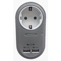 ADAPTÉR AMIR - plast (10,8/5,6/7,22cm) - Mömax