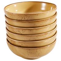 Schüsselset Steinzeug Gelb 6tlg. D: 16,5 cm - Currygelb, Trend, Keramik (16,5cm) - Creatable