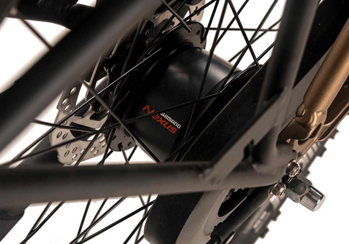 E-citybike 27,5 Zoll Bronze Matt - Cappuccino, MODERN, Metall (180/70/100cm)