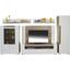 Tv - Rátét Toronto - Tölgyfa/Fehér, modern, Faalapú anyag (190/93/4,4cm) - OMBRA