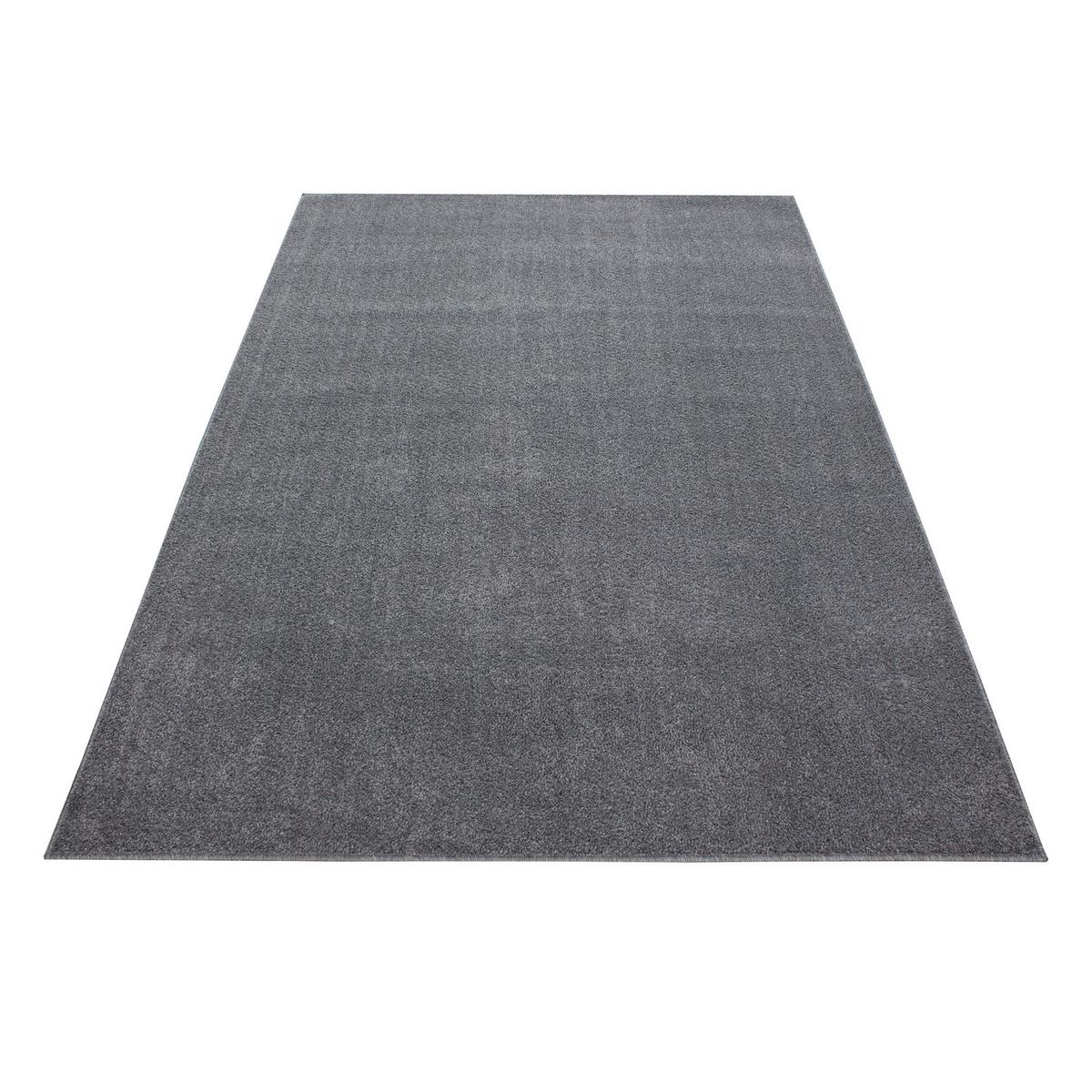 Hochflor Teppich Hellgrau Ata 280x370 cm - Hellgrau, Design, Textil (280/370cm) - Novel