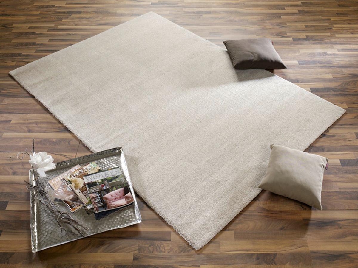 Webteppich Louvre Melange Beige 120x170 cm - Beige, Basics, Textil (120/170cm) - Novel