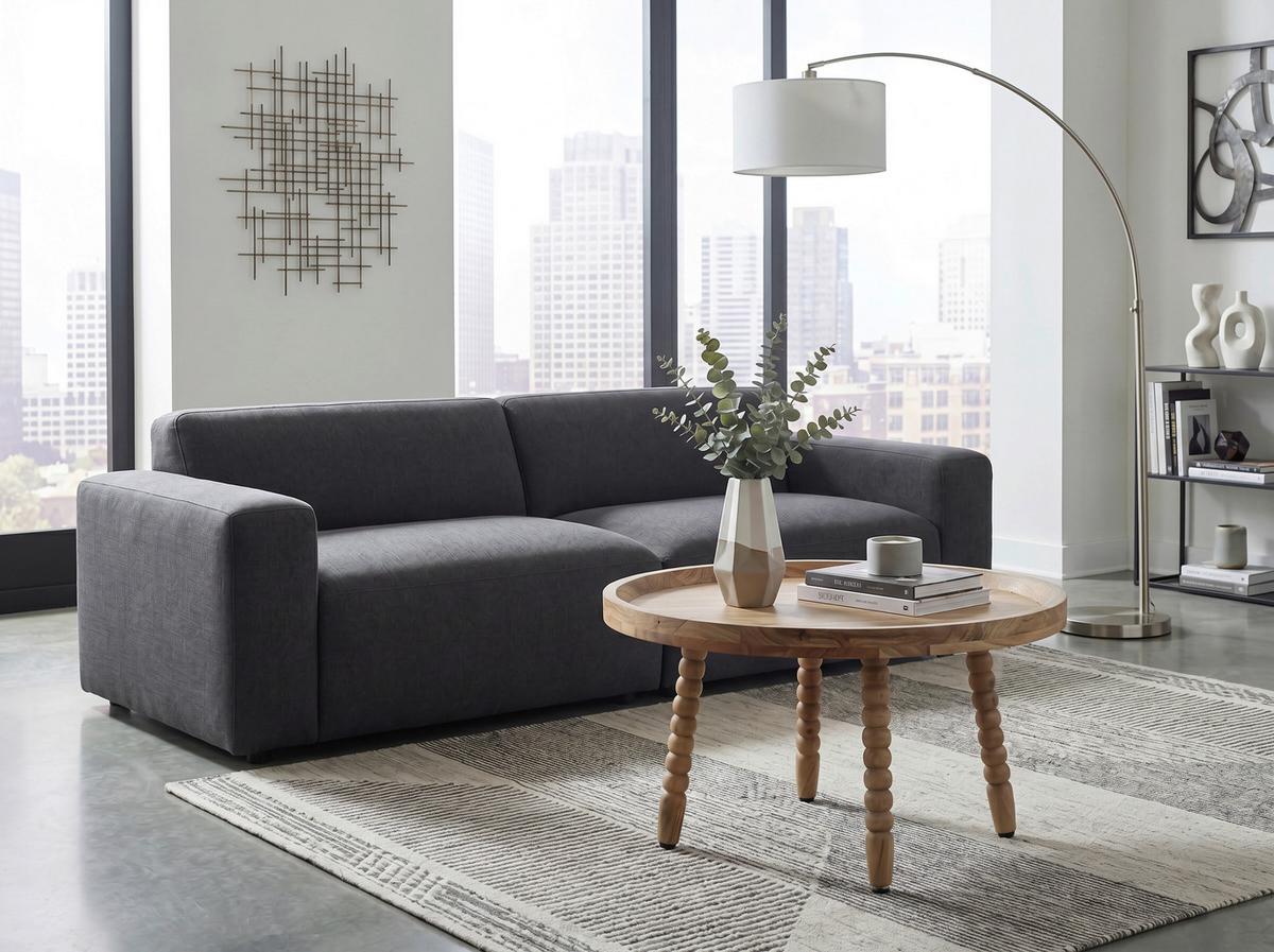 KONFERENČNÍ STOLEK AKACIA - barvy akácie, Design, dřevo (60/60/40cm) - Livetastic