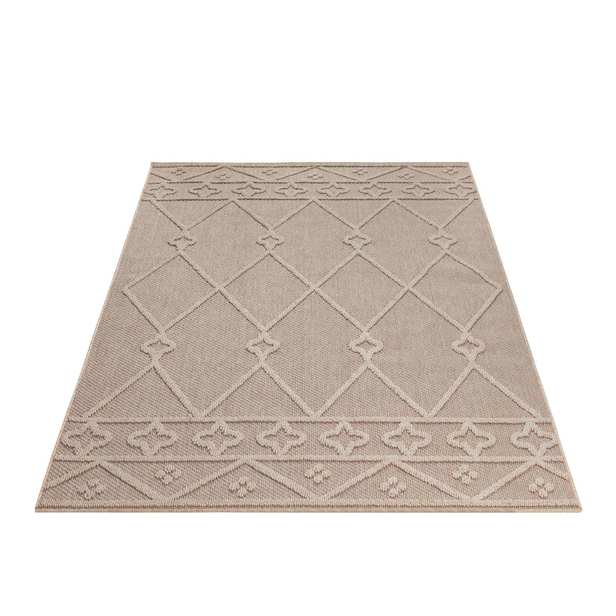 Outdoorteppich Patara - Beige, Design, Textil (200/290cm) - Novel