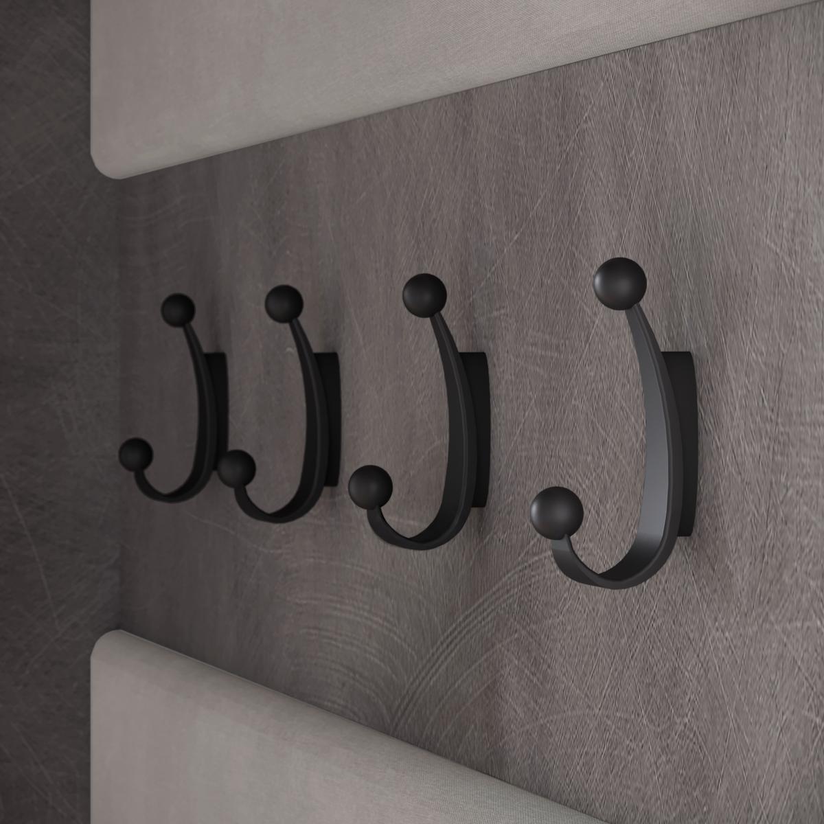 Garderobe Tejo Anthrazit,kastanie B: 115 cm - Kastanieneichefarben/Anthrazit, Design, Holzwerkstoff (115/231,9/37,5cm) - Livetastic