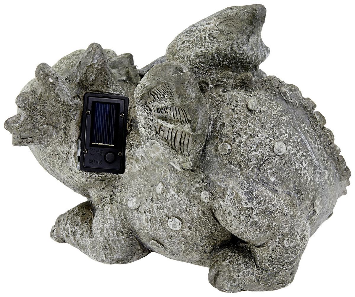 Dekodrache Barry L/b/h: Ca. 22/32,5/24 Cm - Grau, KONVENTIONELL, Stein (22/32,5/24cm) - Ondega