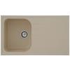 Spüle Respekta Granitspüle - Beige, Trend, Stein (86/20,9/50cm) - Respekta