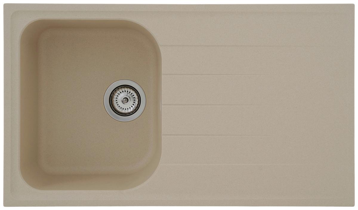 Spüle Respekta Granitspüle - Beige, Trend, Stein (86/20,9/50cm) - Respekta
