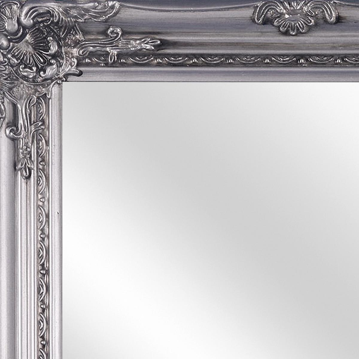 Wandspiegel Walter Bxh: 50x70 Cm Mit Holzrahmen Silberfarben - Silberfarben, MODERN, Glas/Holzwerkstoff (50/70/3,5cm)