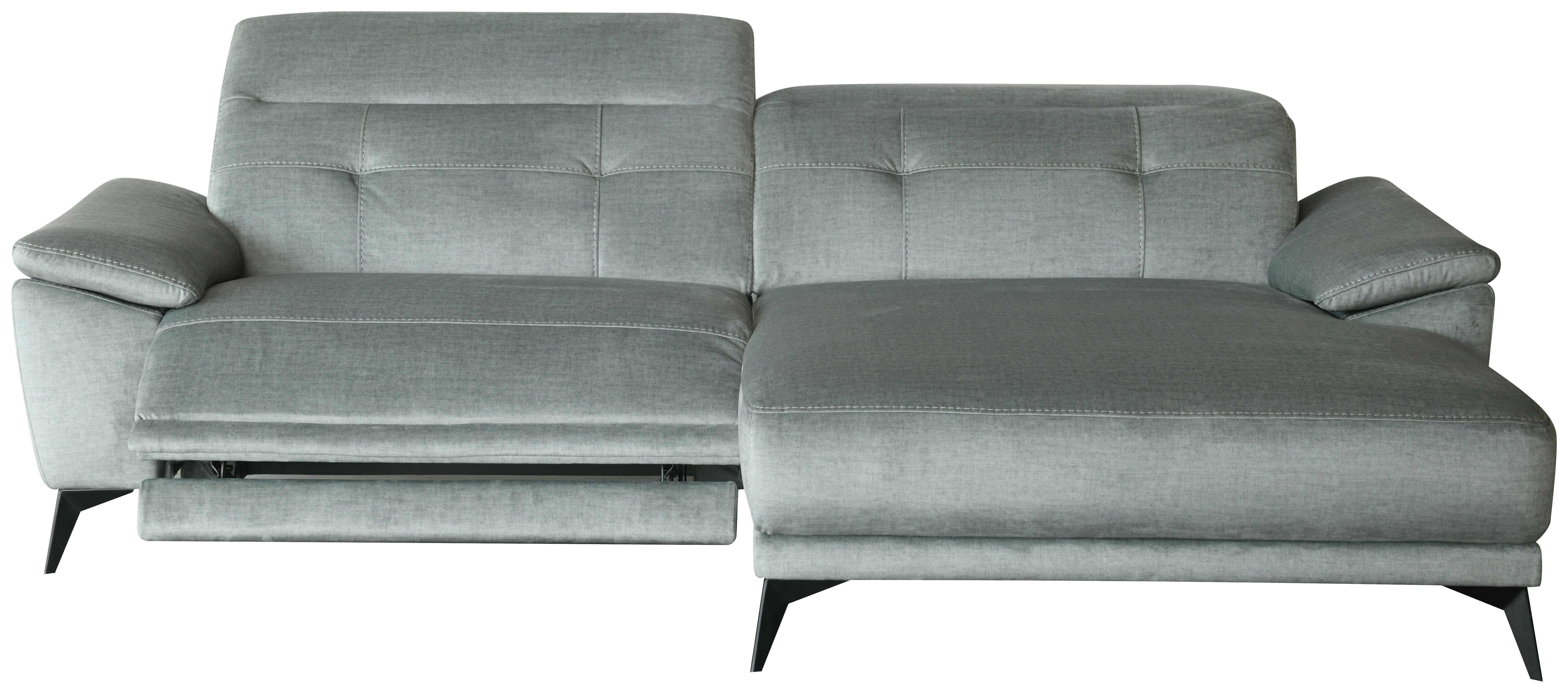 Ecksofa Bonn - Schwarz/Grau, MODERN, Holz/Textil (262/79/170cm)