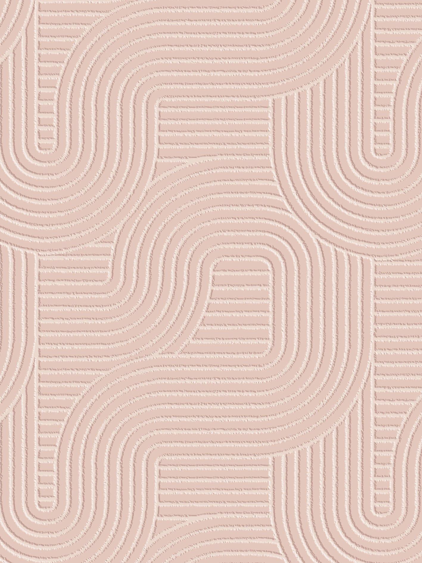 TKANÝ KOBEREC ZEN WEAVE - ružová, Konventionell, textil (120/160cm) - Mömax