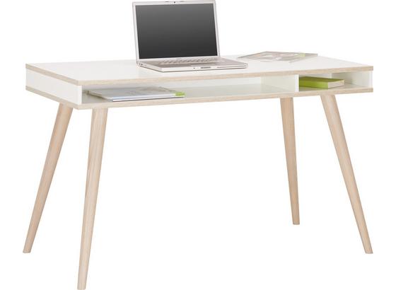 Psací Stůl Billund - bílá/barvy dubu, Moderní, dřevo/kompozitní dřevo (120/75/60cm) - Modern Living Psací Stůl Billund - bílá/barvy dubu, Moderní, dřevo/kompozitní dřevo (120/75/60cm) - Modern Living