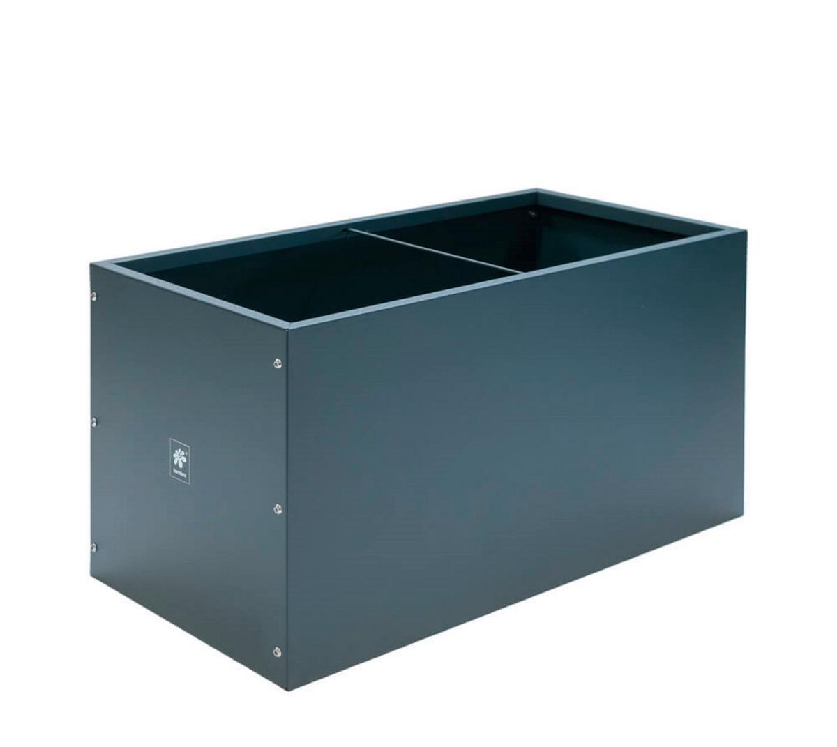 Pflanzentopf Pflanzkasten 100x50x50 - Anthrazit, Basics, Metall (50/50/100cm)