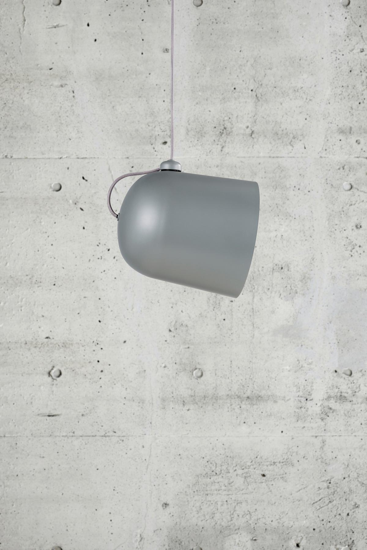 Hängeleuchte Angle Grau D: 21 Cm - Grau, Design, Metall (21/32cm) - Nordlux