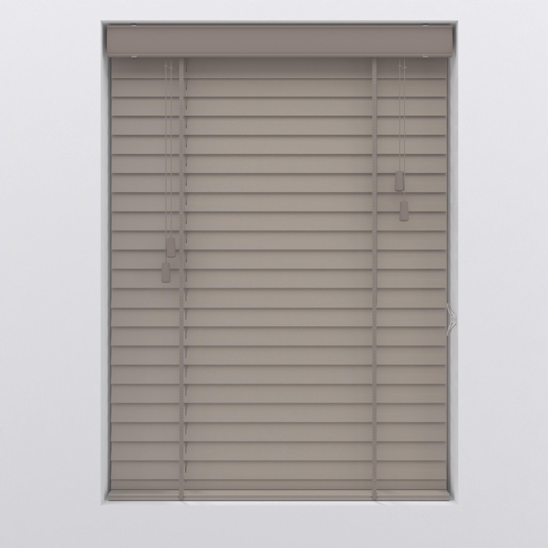 Jalousie Venetian 75x130 Cm Mit Schnürzug - Grau, Natur, Holz (75/130cm)