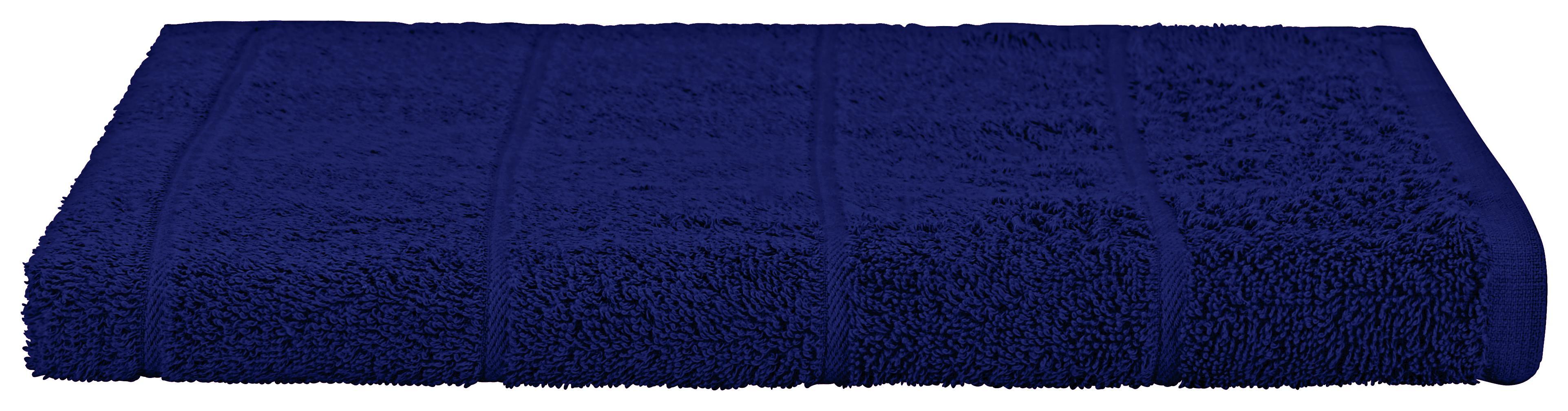 Fürdőlepedő Liliane - Sötétkék, konvencionális, Textil (70/140cm) - Ombra