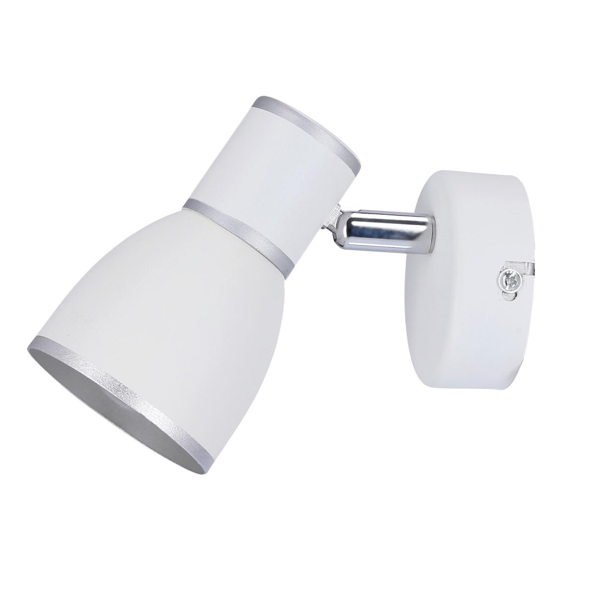 Strahler 91-63366 Fido - Chromfarben/Weiß, Design, Metall (13/8/11cm)