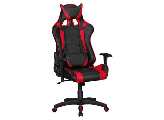 Gamingstuhl Score B: 70 cm Rot/Schwarz - Rot/Schwarz, MODERN, Kunststoff/Textil (70/130/70cm) - Livetastic Gamingstuhl Score B: 70 cm Rot/Schwarz - Rot/Schwarz, MODERN, Kunststoff/Textil (70/130/70cm) - Livetastic