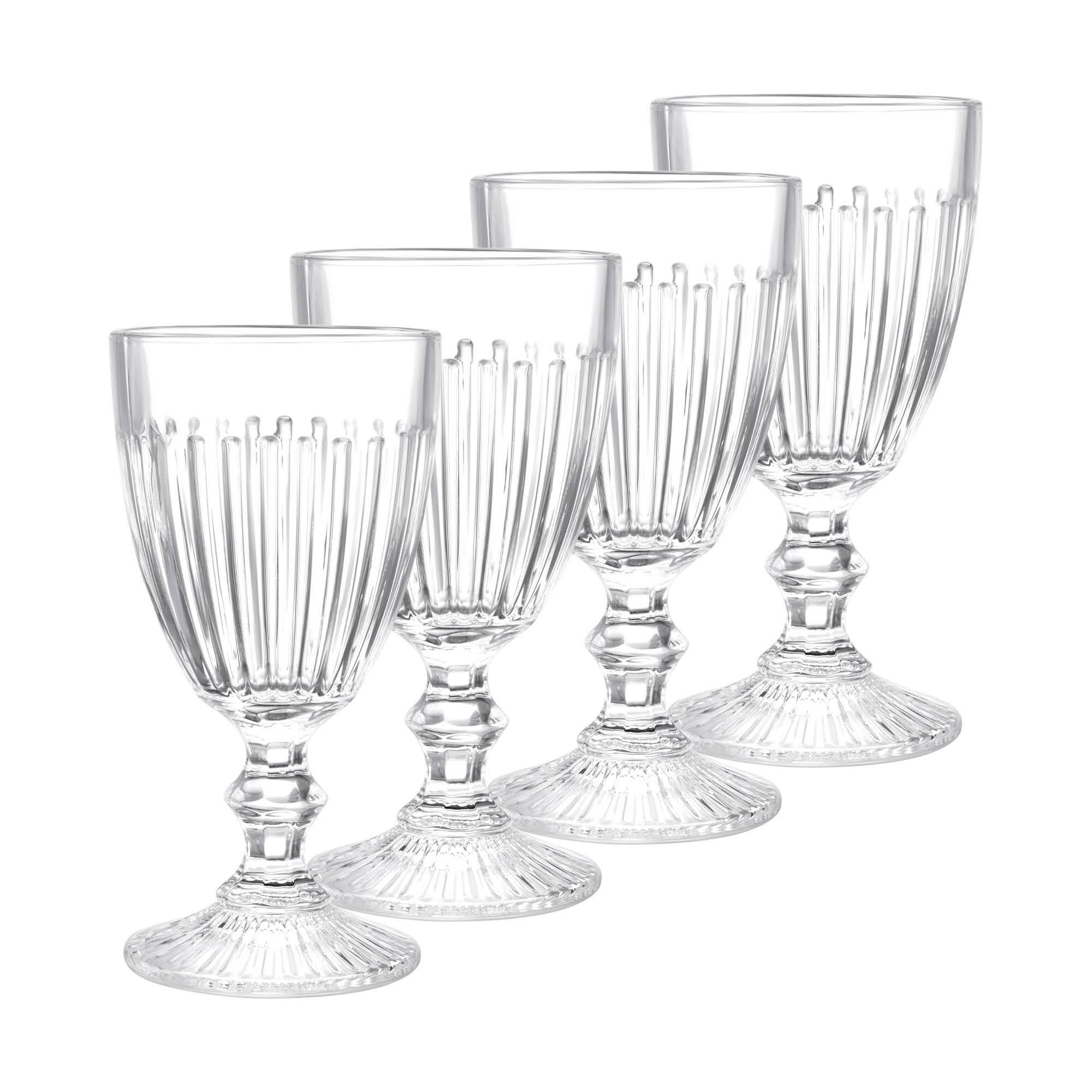 Sada sklenic ELROY - čiré, Konvenční, sklo (8,8/16,7cm) - Modern Living