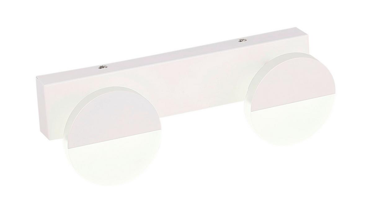 Wandleuchte Sing - Weiß, Design, Metall (12/30/10cm)