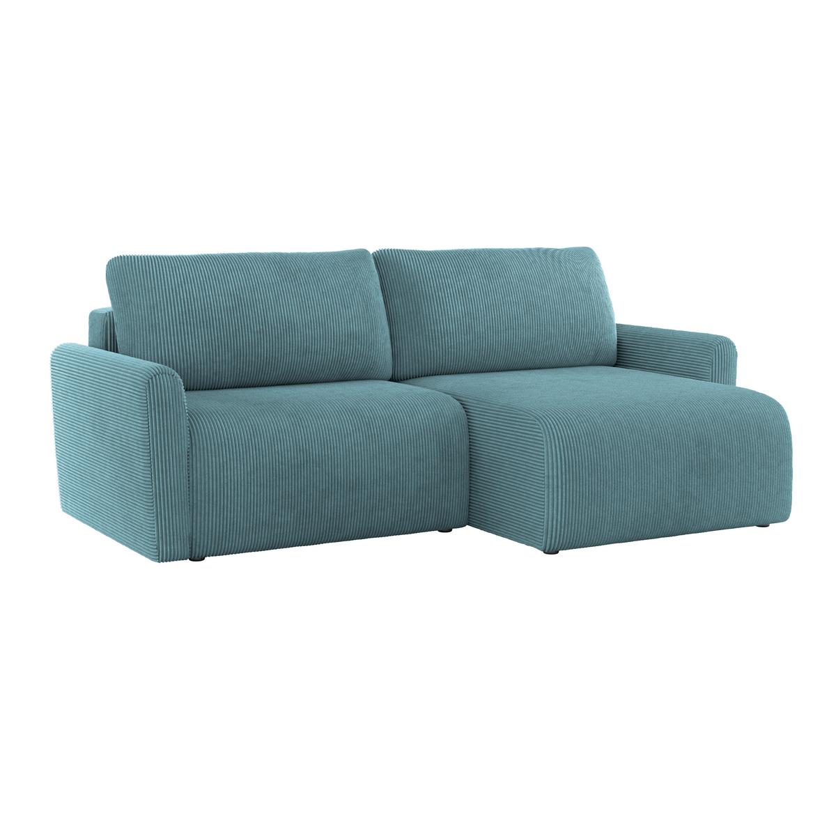 Ecksofa Josh Blau S: 229x146 Cm - Blau, Trend, Textil (229/146cm)
