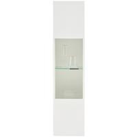 Hängevitrine Otis - Weiß Hochglanz, MODERN, Glas/Holzwerkstoff (30/130,2/34,6cm)