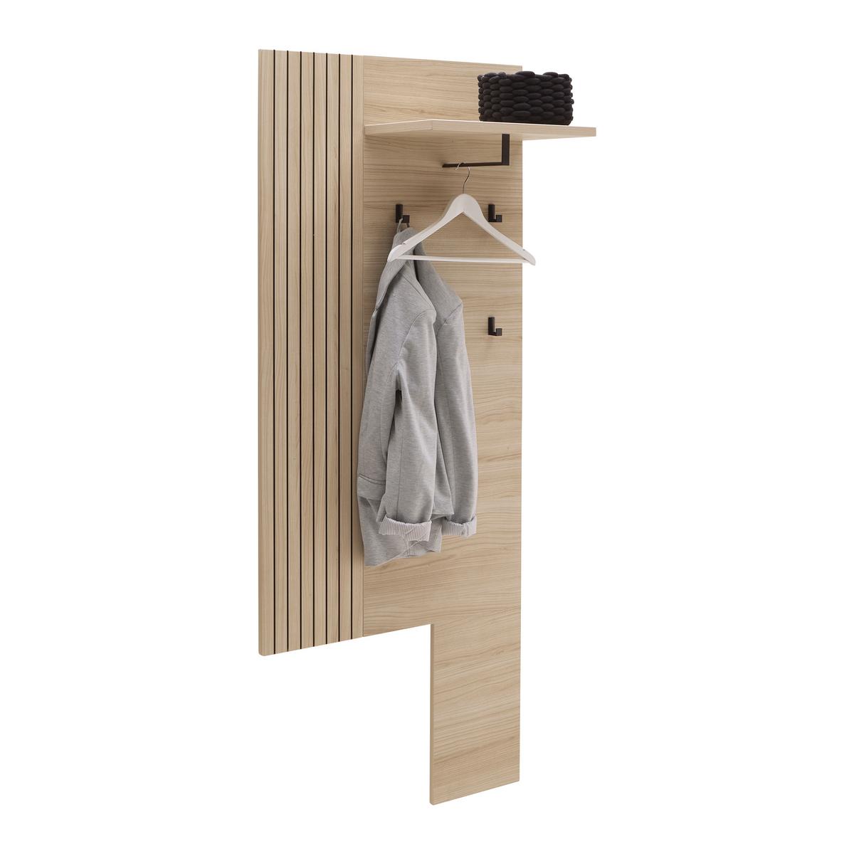 Vešiakový panel PISA dekor dub - barvy dubu, Moderní, kompozitní dřevo (70/175/30cm) - Mömax