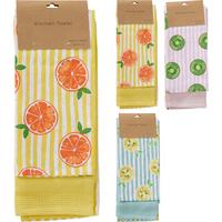 Konyharuha Szett 2 Részes - sárga/pink, Basics, textil (70/45cm)