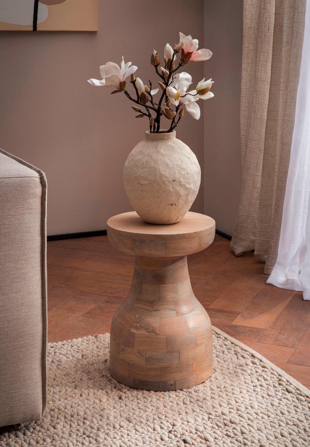 Beistelltisch Braun B: 30 Cm - Braun, Design, Holz (30/30/42,5cm) - Livetastic