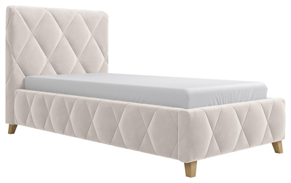 Polsterbett Trivio 90x200 cm Creme - Creme, MODERN, Holz/Holzwerkstoff (90/200cm) - MID.YOU