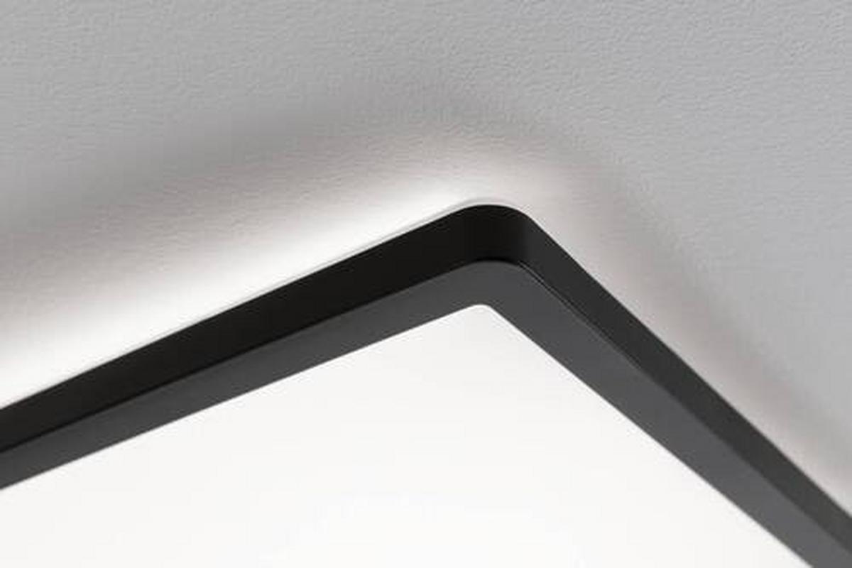 LED-Paneel L: 58 cm dimmbar - Schwarz, Basics, Kunststoff (58/20cm) - Paulmann