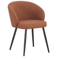 STOLIČKA NALA - oranžová/čierna, Lifestyle, kov/textil (57/76/60cm) - Mömax
