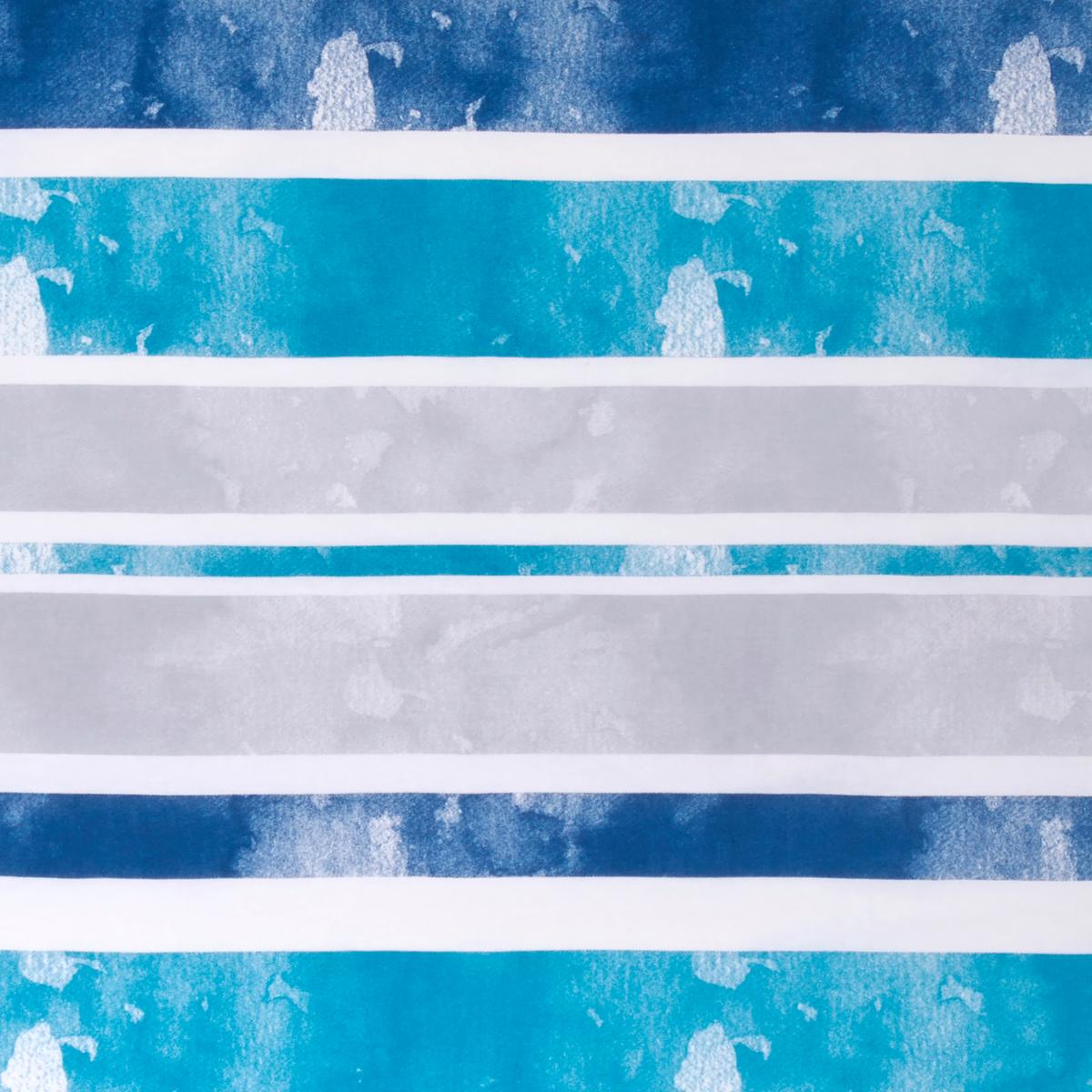 Bettwäsche Tamala - Blau/Weiß, MODERN, Textil - Luca Bessoni