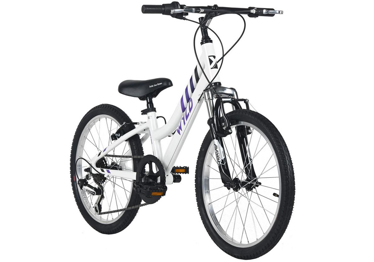 Kinderfahrrad 20 '' Weiß - Weiß, Basics, Metall (25/140/60cm)