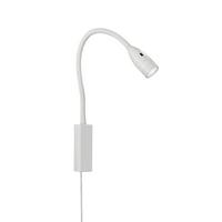 LED-Wandleuchte Sten 1-Flammig drehbar und dimmbar - Weiß, Basics, Metall (35/4/61cm) - Fischer & Honsel