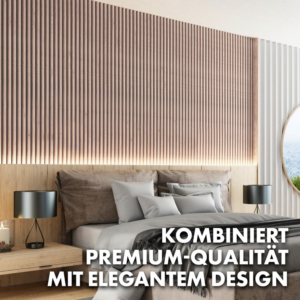 Akustikpaneel Akustikpaneel - Braun, Basics, Holzwerkstoff (60/118cm)