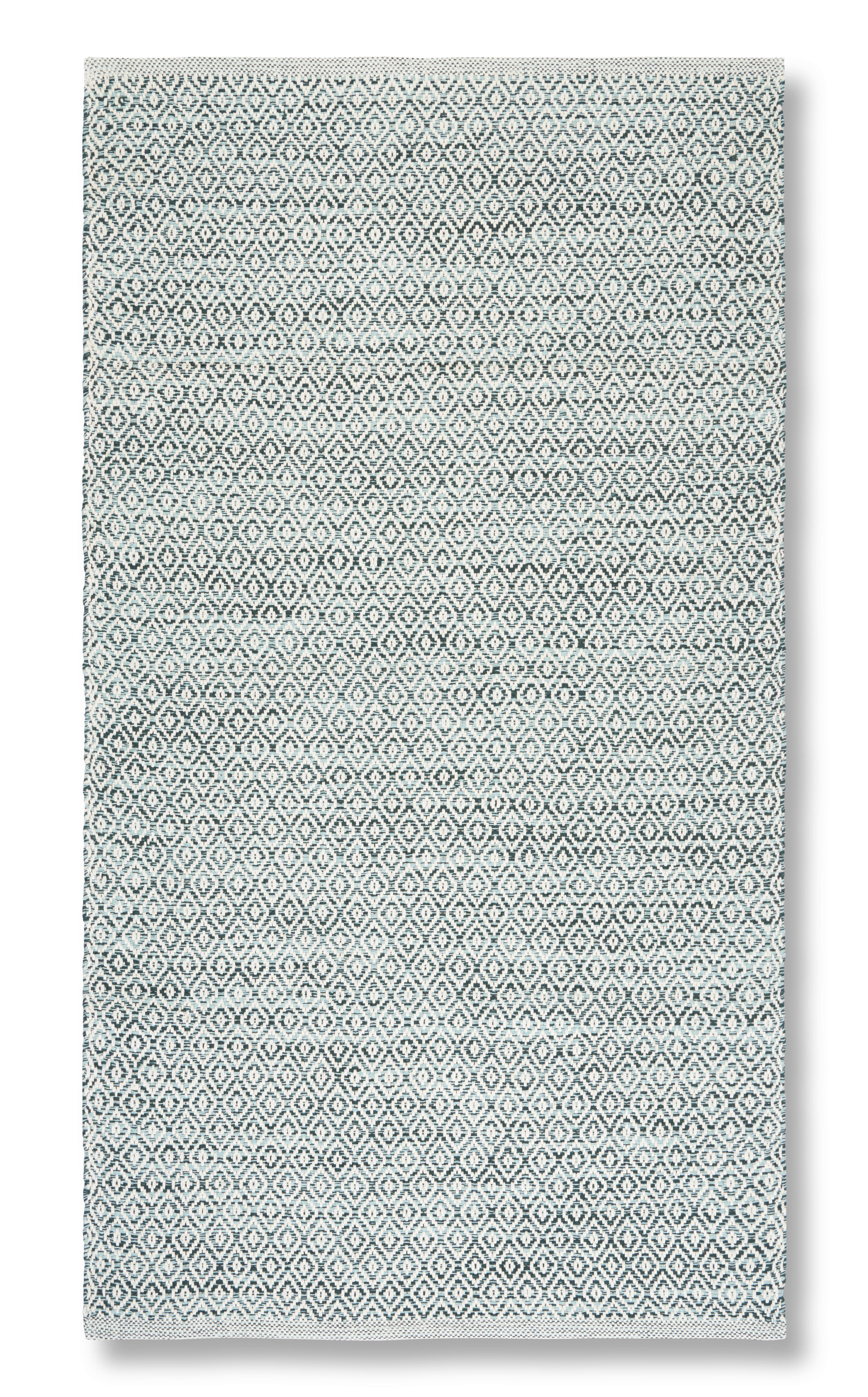 Ručne Tkaný Koberec Carola 1, 60/120cm, Zelená - zelená, Basics, textil (60/120cm) - Modern Living